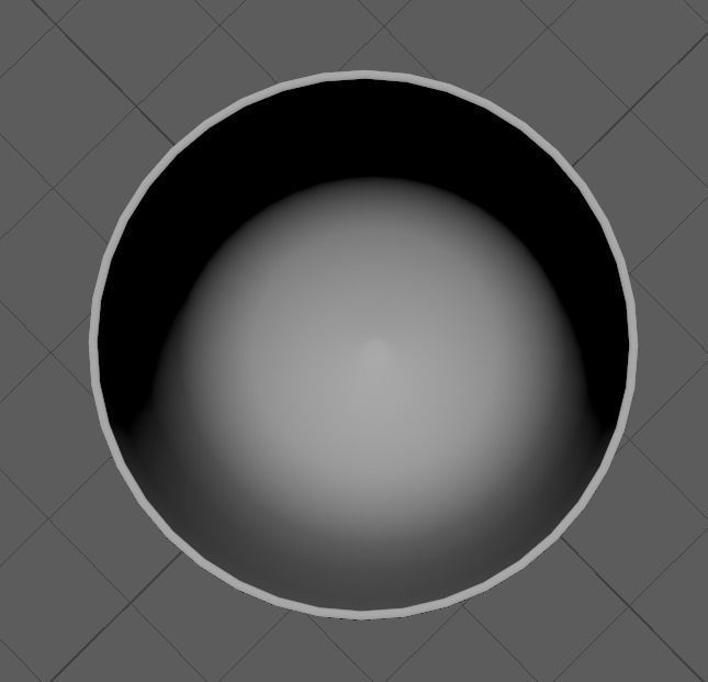 goblet glass Low-poly 3D model_1