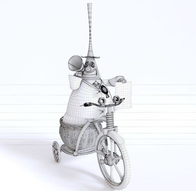 Mayor Action Figure 3D model_2