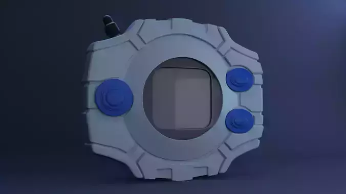 Digivice electronic device with buttons