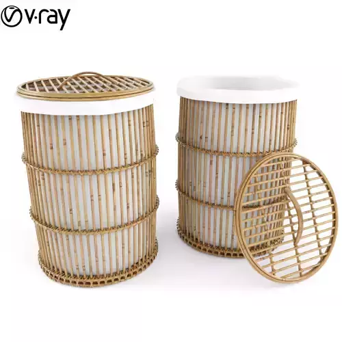 Furniture storage rattan Libby Safavieh