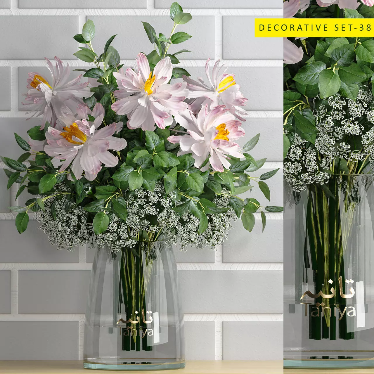 Decorative set 38 3D model_0