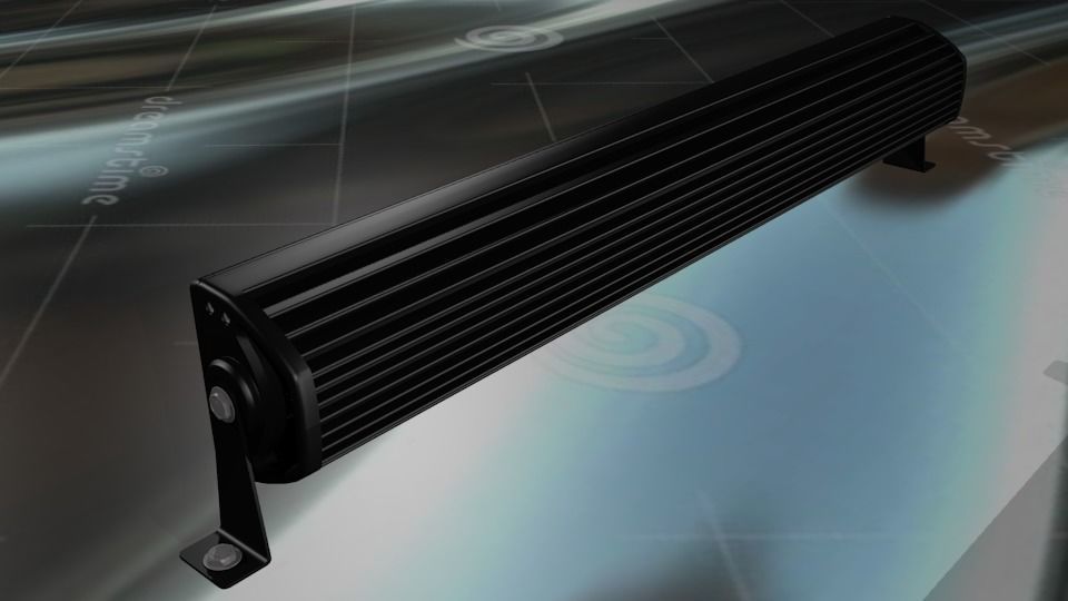 Led Bar For Car Low-poly 3D model_4