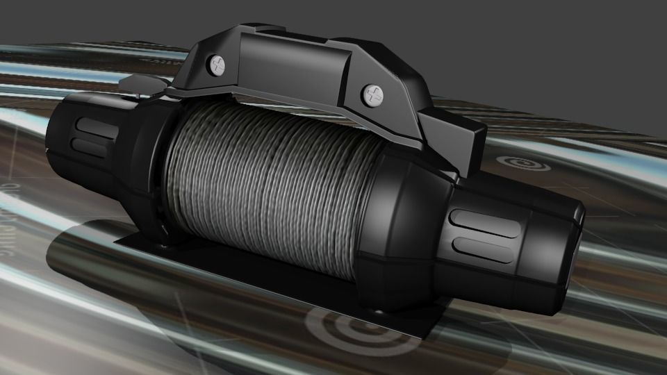 Led Bar For Car Low-poly 3D model_19