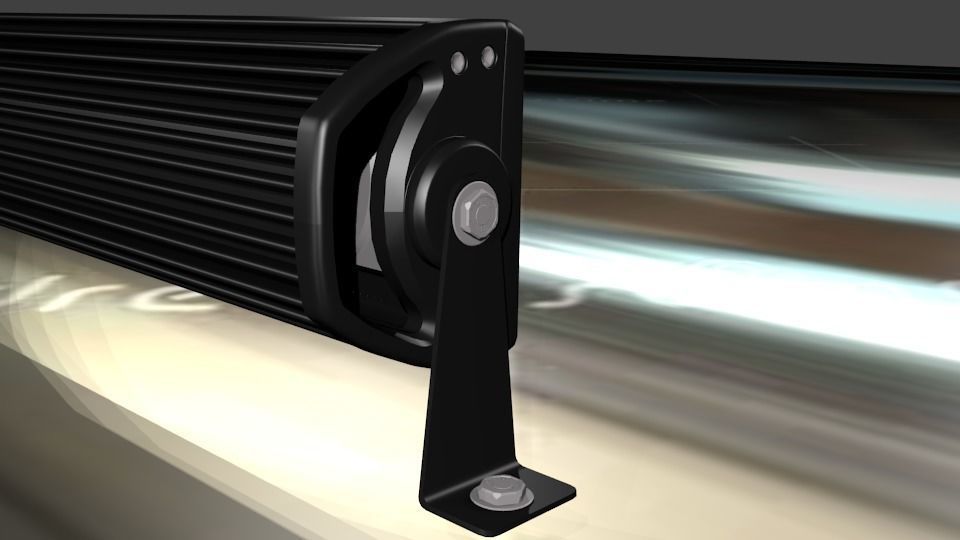 Led Bar For Car Low-poly 3D model_8