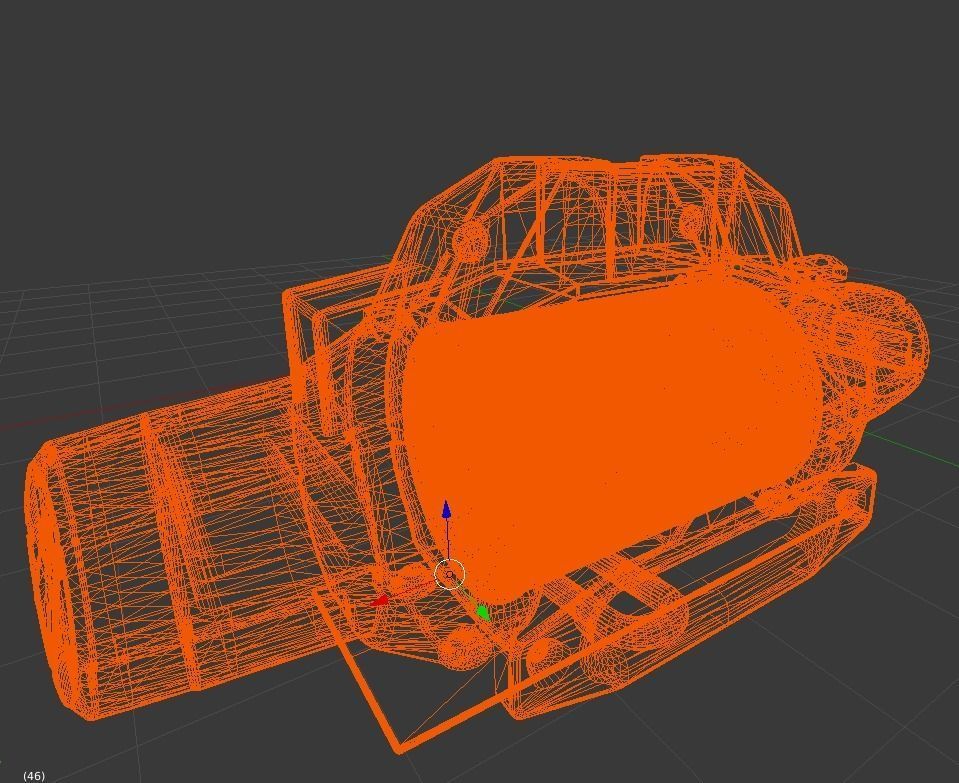 Led Bar For Car Low-poly 3D model_17