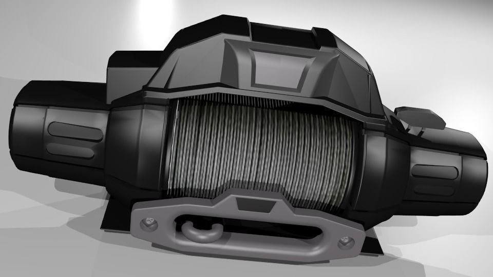 Led Bar For Car Low-poly 3D model_11