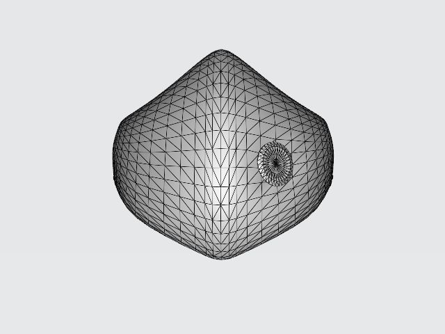 Designer Face Mask  by RCE 3D model_1