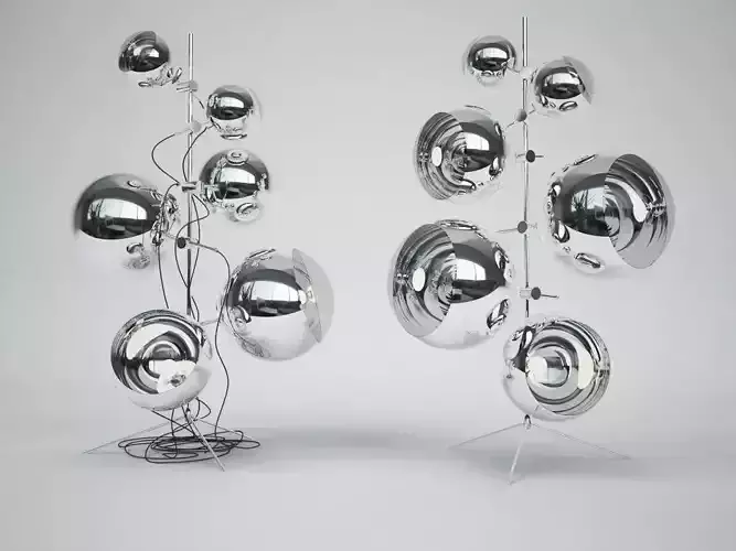 TOM DIXON MIRROR BALL STANDING LAMP 02