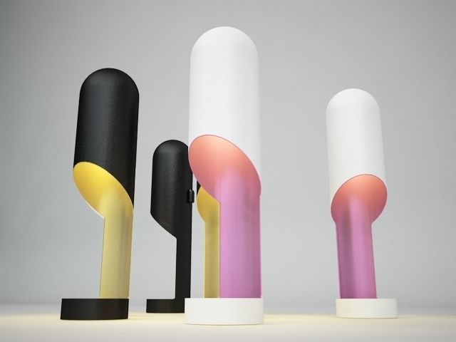 TOM DIXON PIPE TABLE LAMP 3D model_3