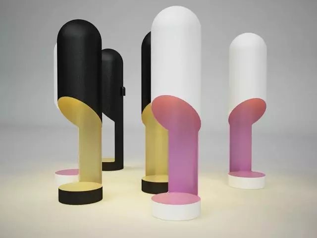 TOM DIXON PIPE TABLE LAMP 3D model_0