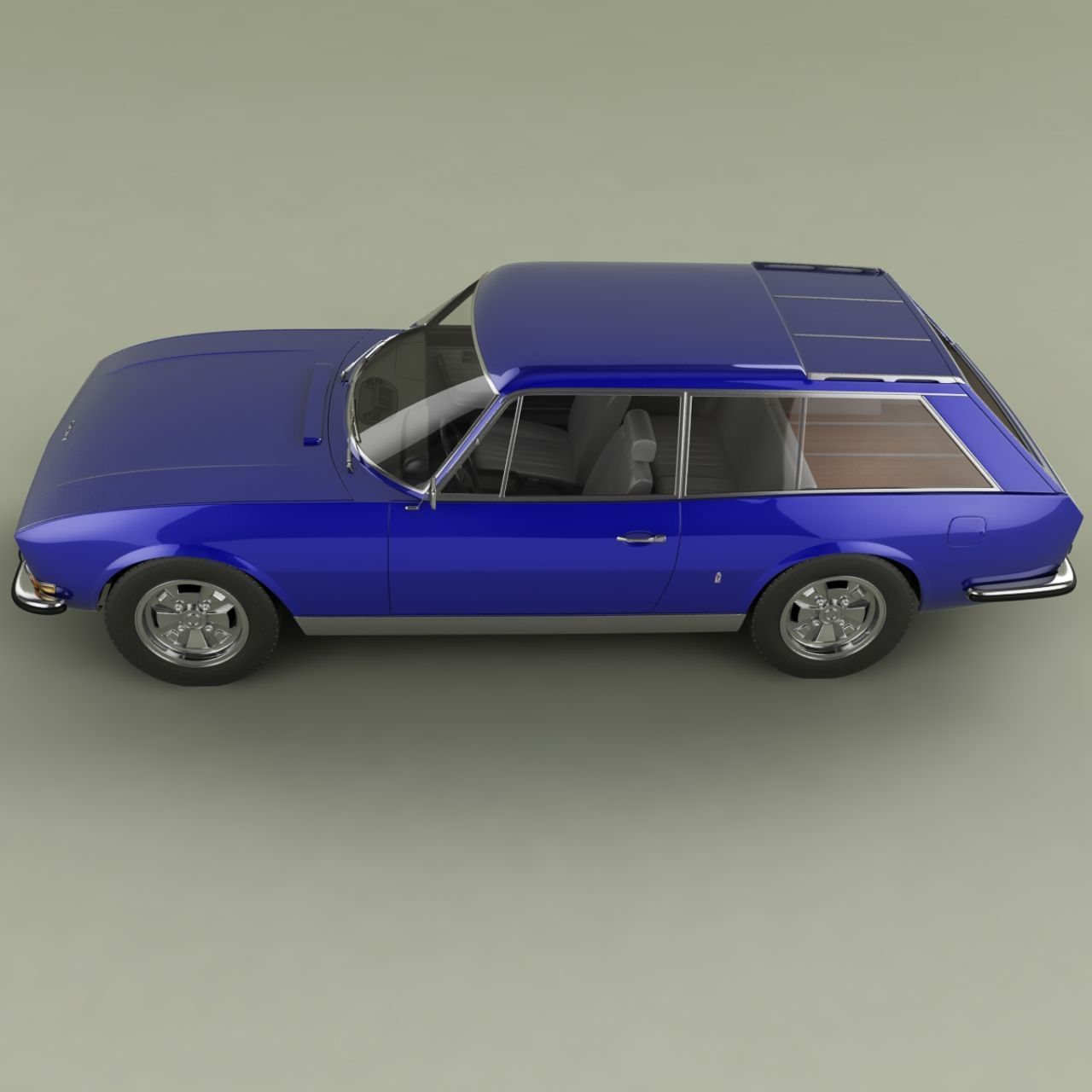 Peugeot 504 Break Riviera 3D model_6