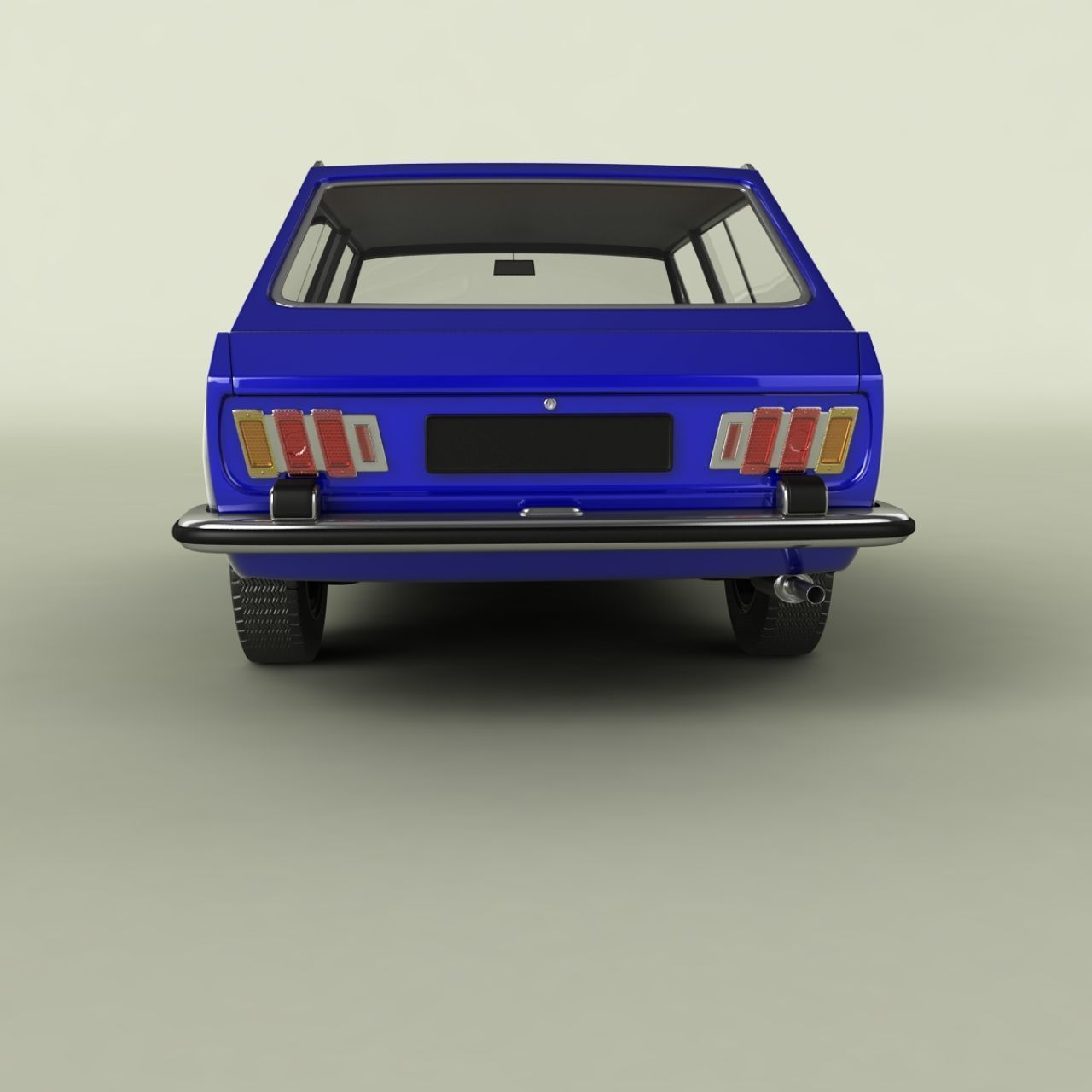 Peugeot 504 Break Riviera 3D model_3