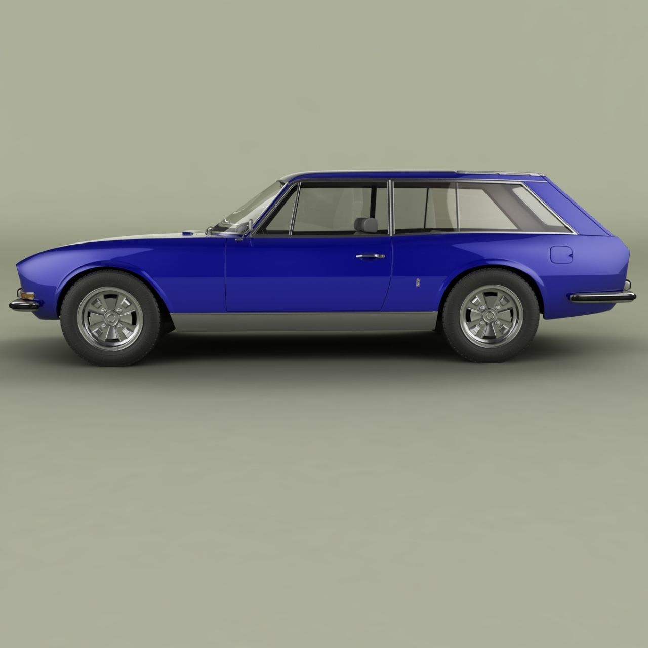 Peugeot 504 Break Riviera 3D model_1