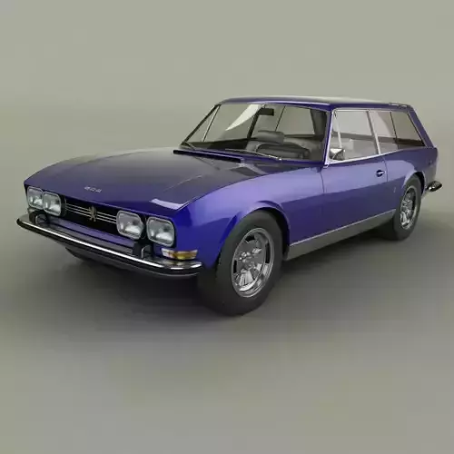 Peugeot 504 Break Riviera 3D model