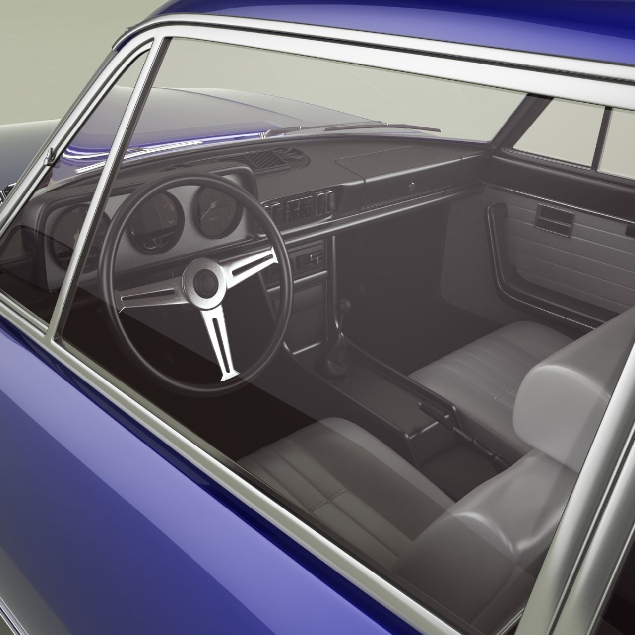 Peugeot 504 Break Riviera 3D model_8