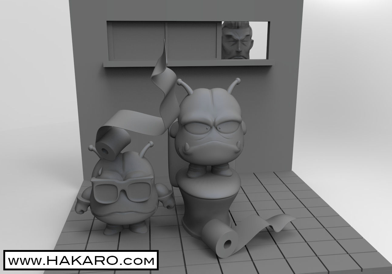 Arale Suppaman 3D print model_4