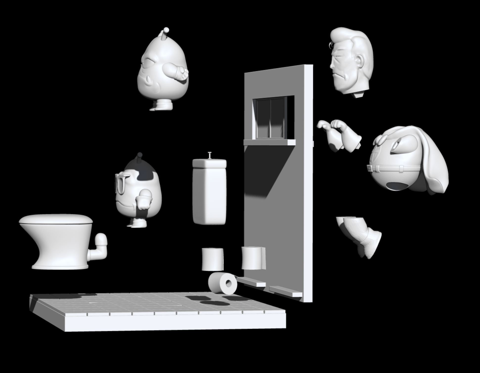 Arale Suppaman 3D print model_2