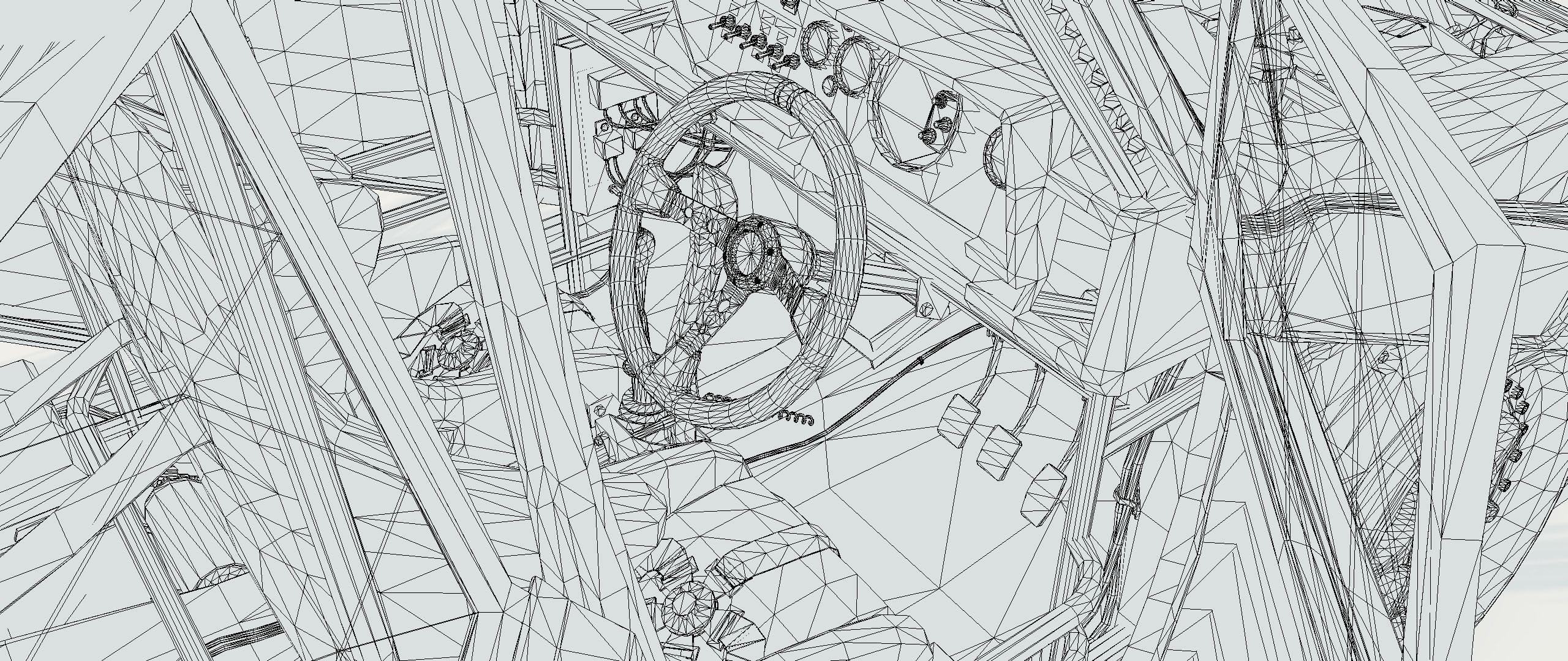 Cartoon Drift Car 3D model_17