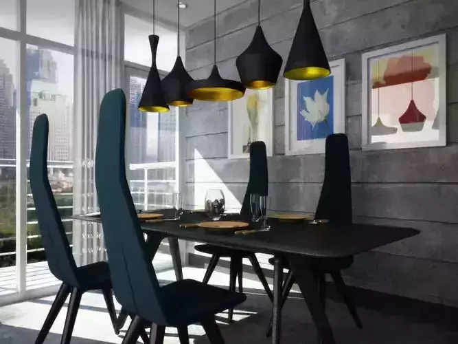 TOM DIXON TALL CHAIR