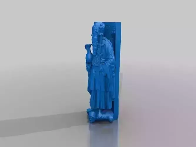 Golden Gate Of Freiberg Cathedral Statue 3D Scan Free 3D print model