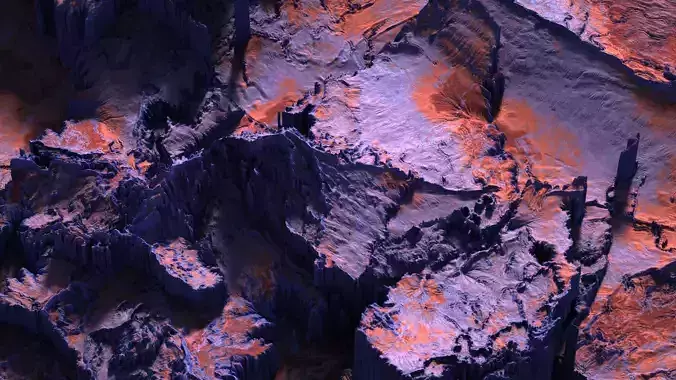 8K Colorful terrains giga - bundle 