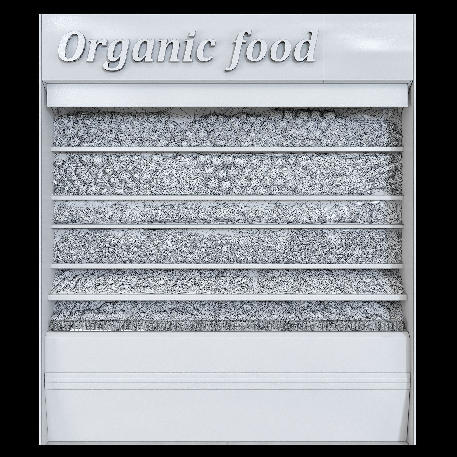 Vegetables fridge 3 3D model_1