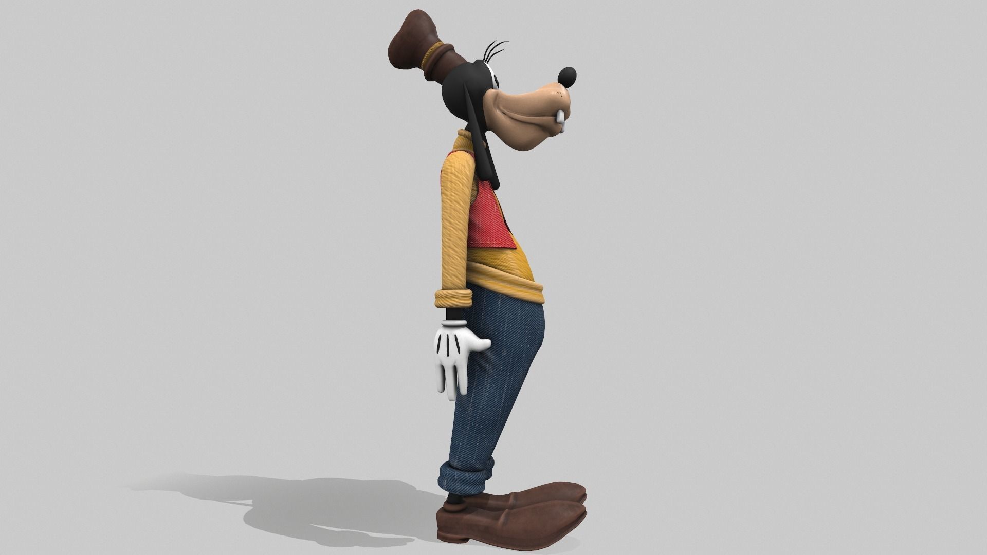 Goofy - Tutorial Included 3D model_6