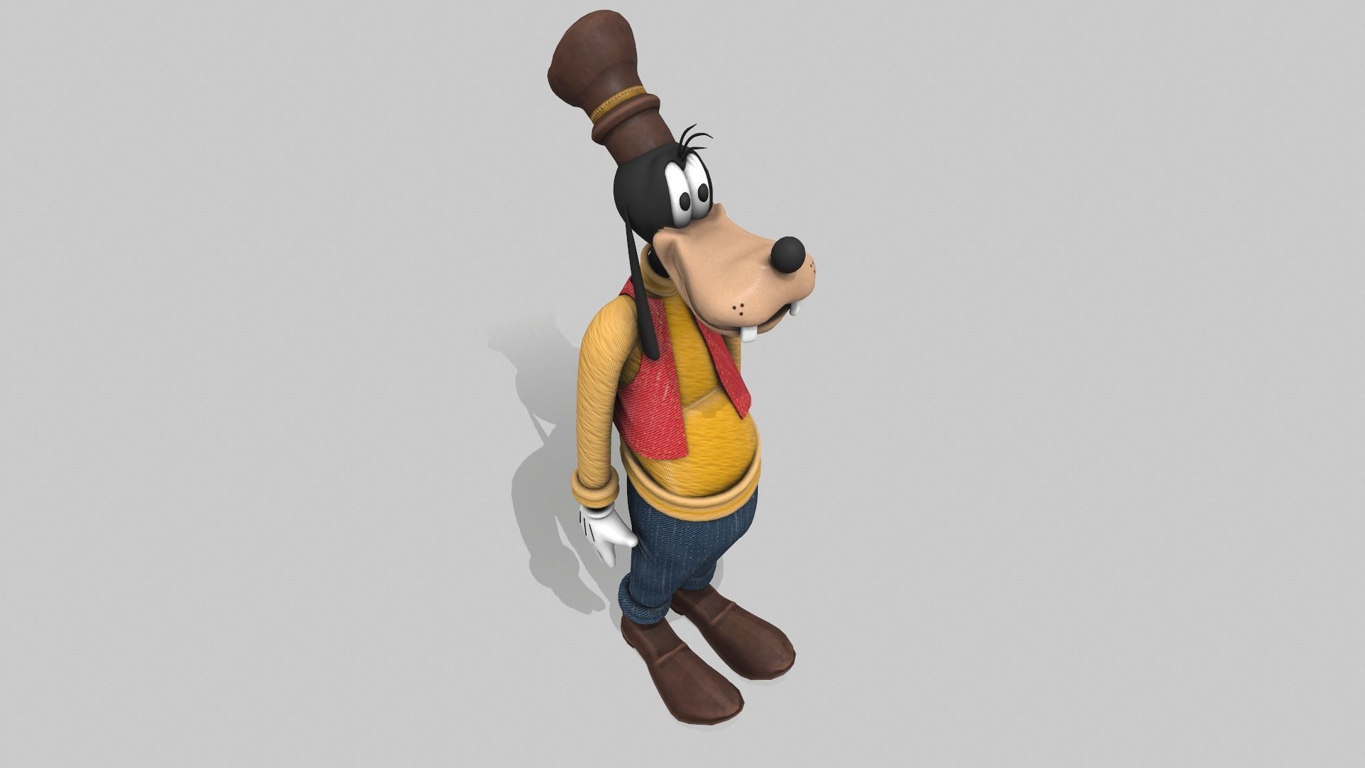 Goofy - Tutorial Included 3D model_4