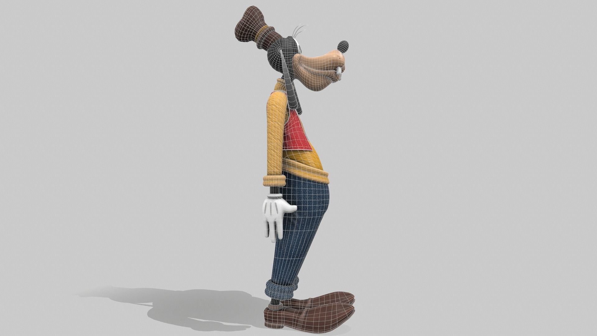 Goofy - Tutorial Included 3D model_7