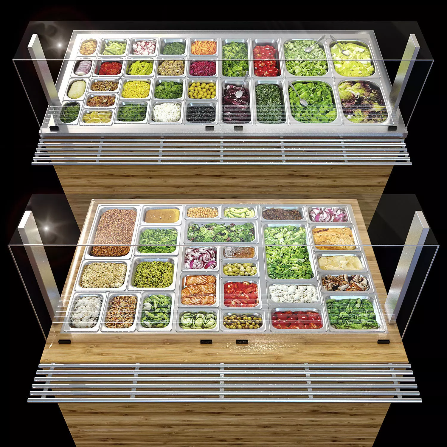 Fast Food Line 2 3D model_0