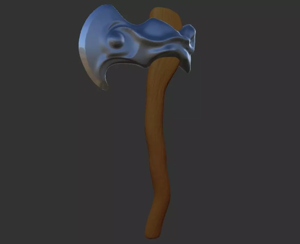 Styled Axe Free 3D model