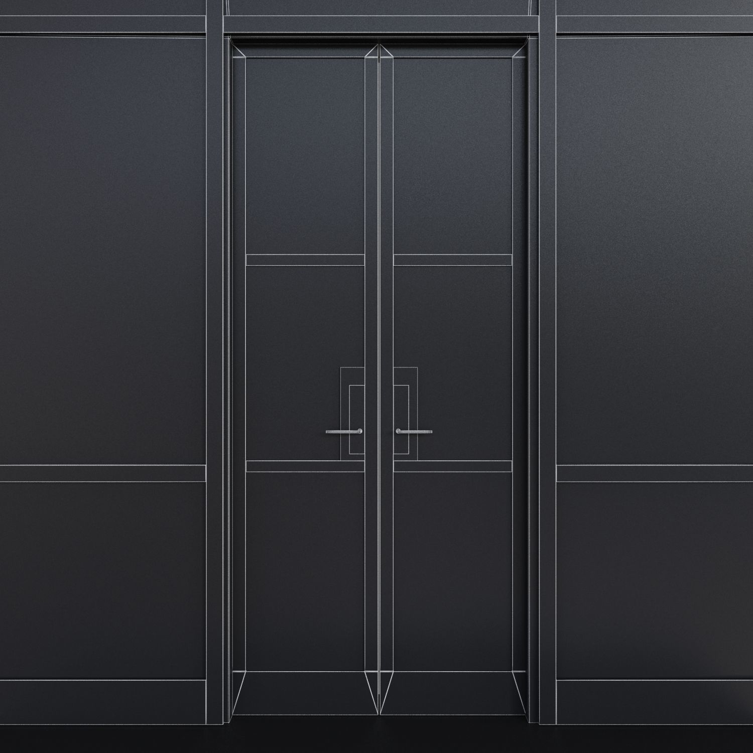 Audax door 3D model_1
