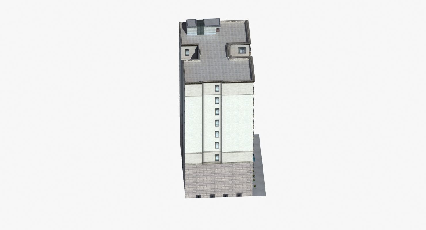 Luxury Apartment Building 3D model_37