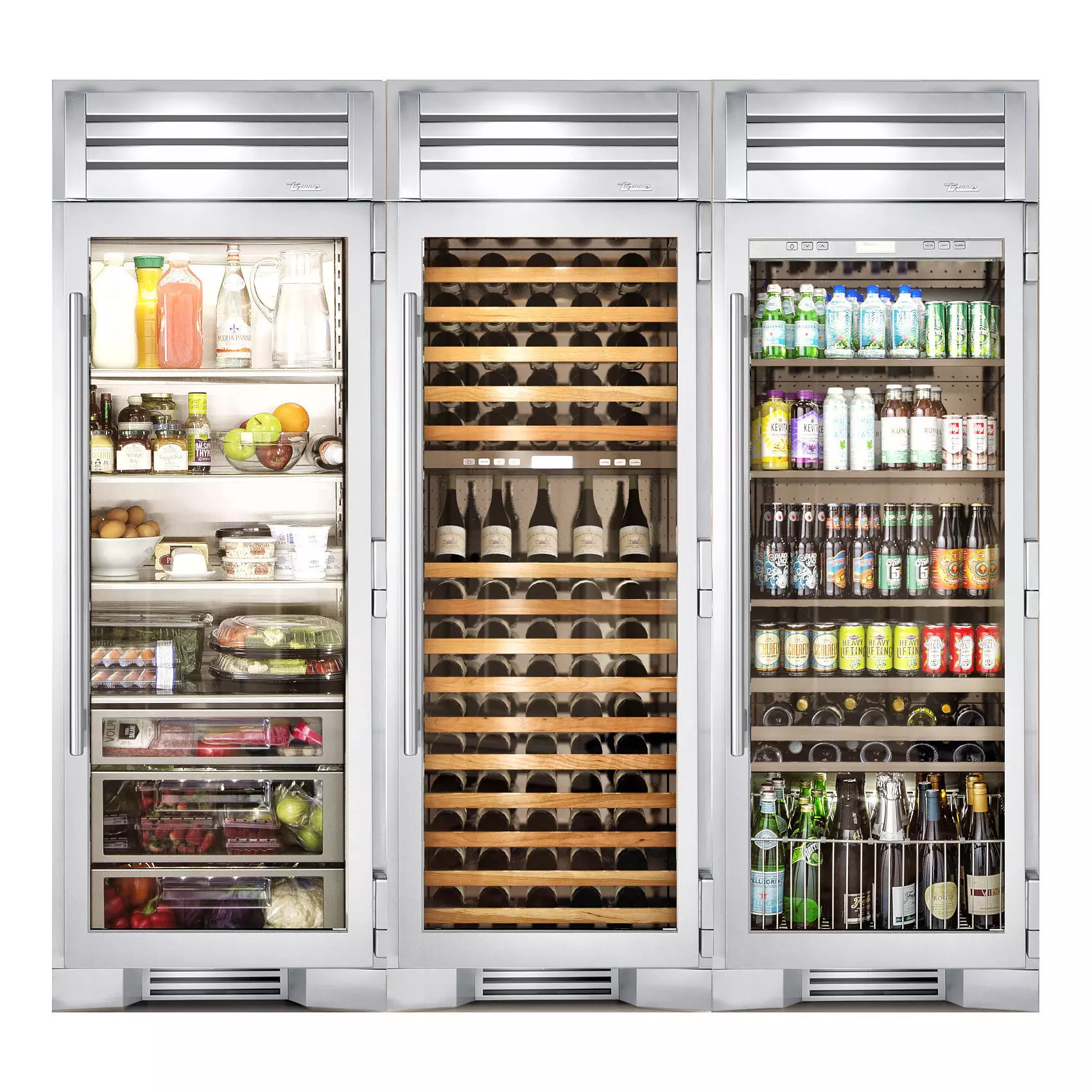 True column 3D model