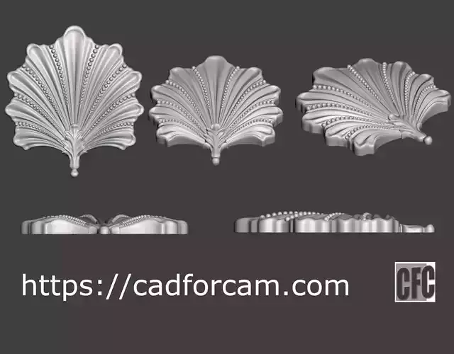 WoodCarving detail - 3d model for CNC - WoodCarvingCFC001