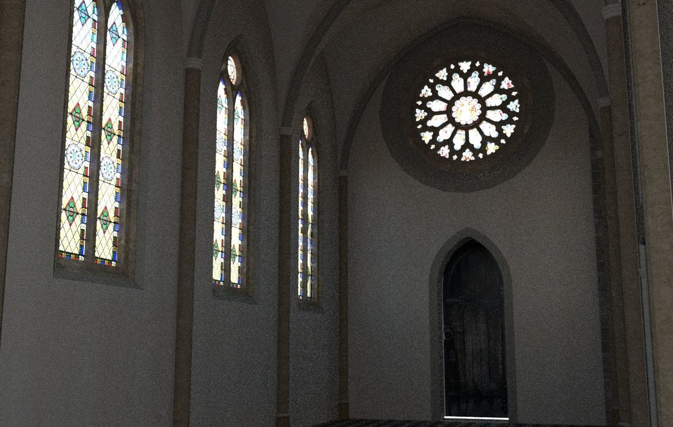 Gothic Chapel 3D model_6