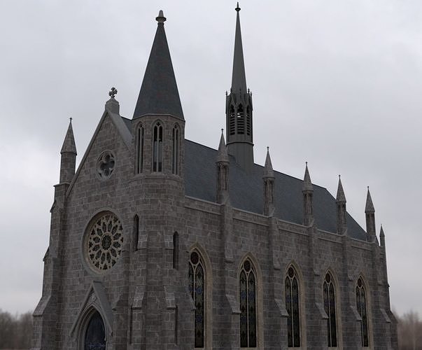 Gothic Chapel 3D model