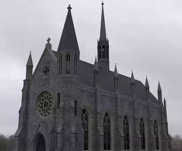 Gothic Chapel 3D model Gothic Chapel 3D model
