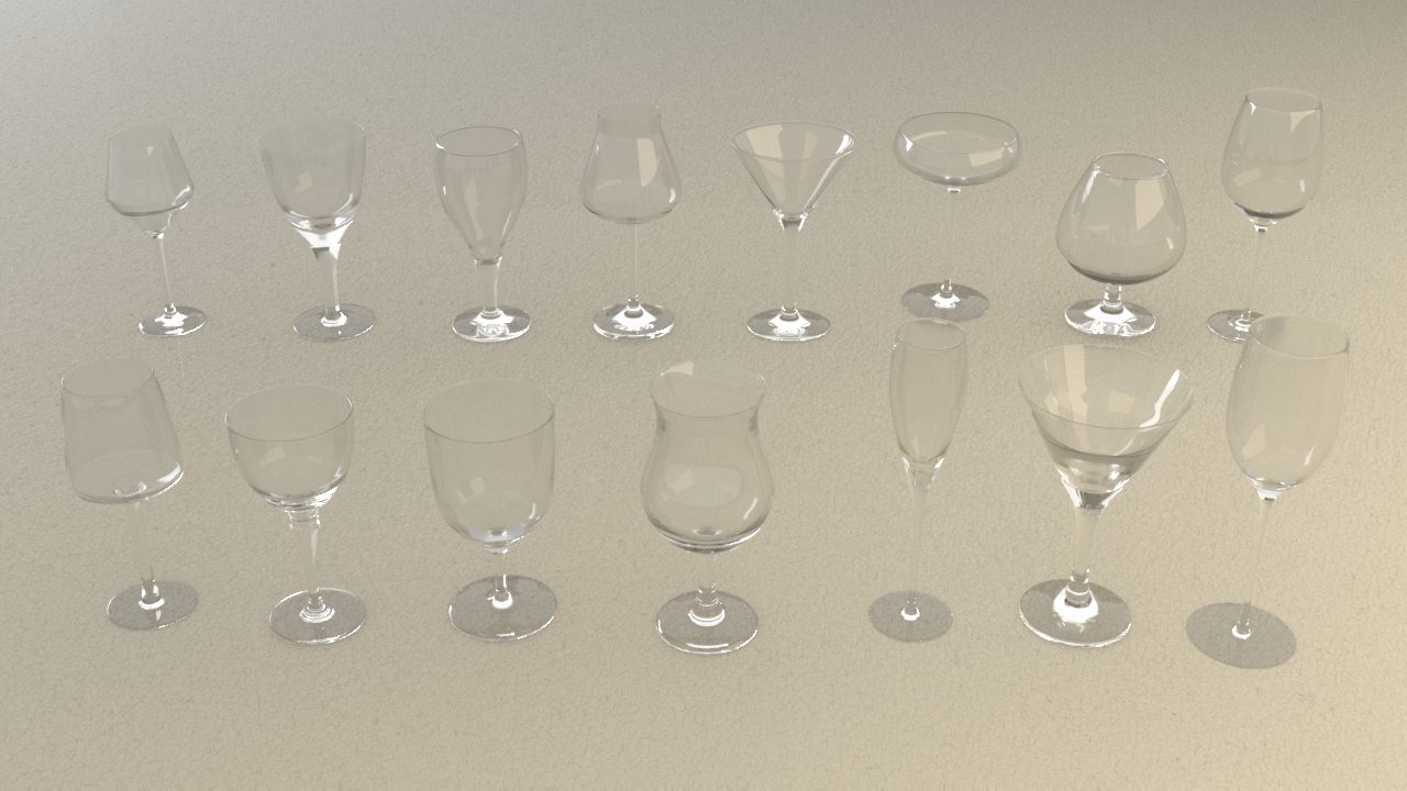 Mega Glass Collection 01 3D model_3