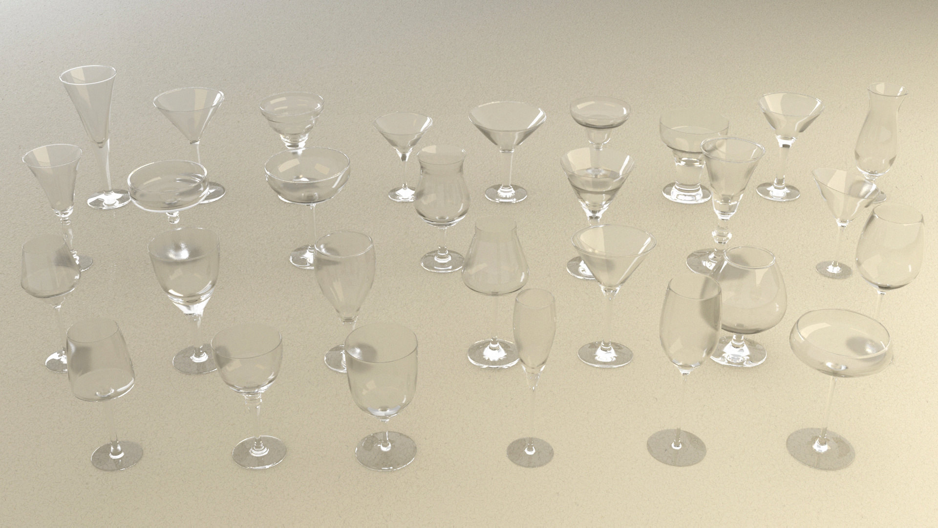 Mega Glass Collection 01 3D model_1