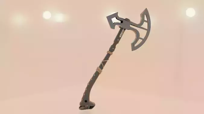 viking axe 3D model