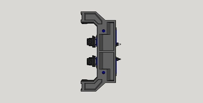 trx4 servo holder 3D model