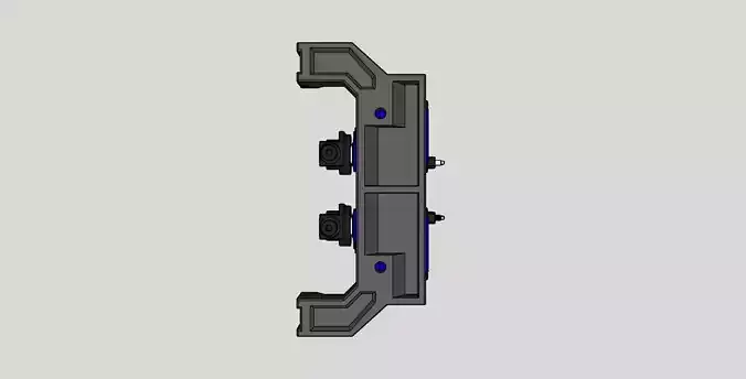 trx4 servo holder 3D model