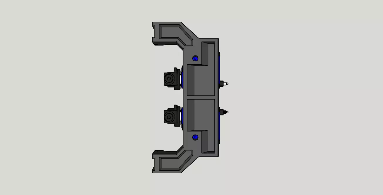 trx4 servo holder 3D model_0