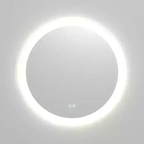 Kaya Round LED Mirror 3D model