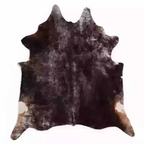 Cowhide Leather Rug 3D model