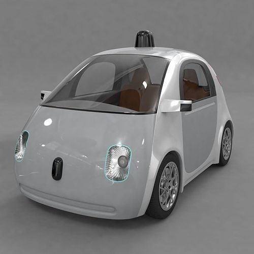 Google Car 3D model