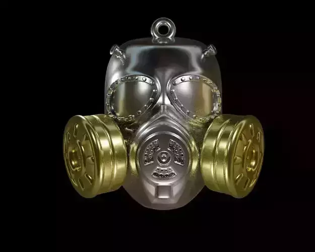 Gas mask 3D print model