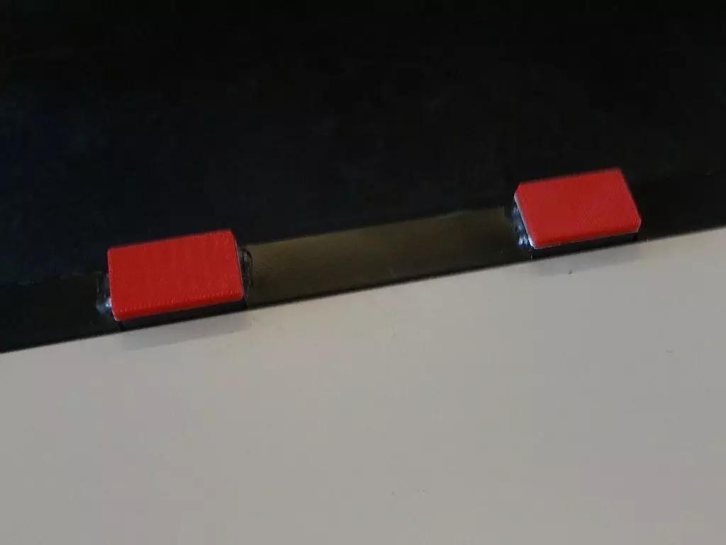 Rectangular Tube End Cap 25X40 mm Tubing Plug Free 3D print model_0