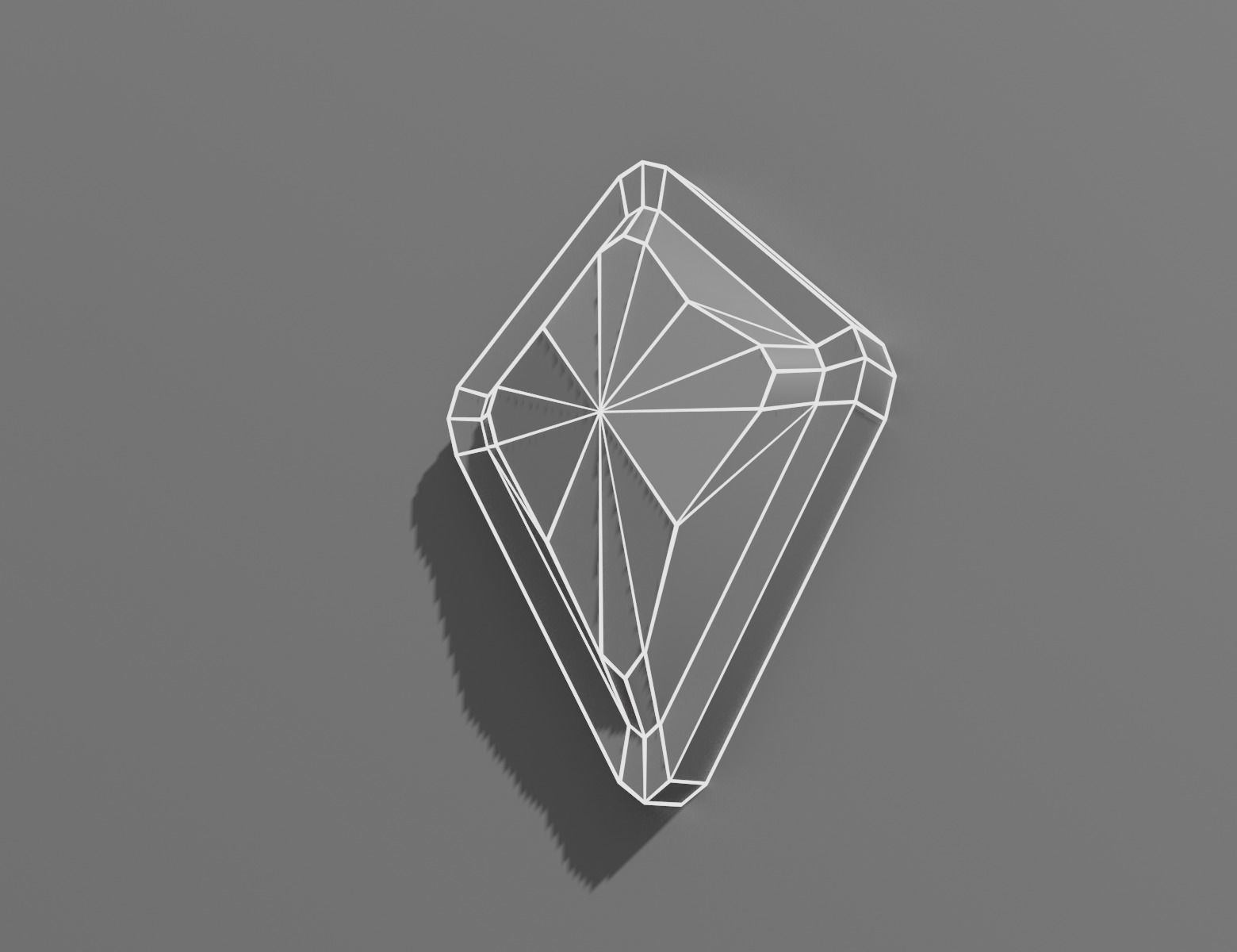 Treasure Chest Low-poly 3D model_7